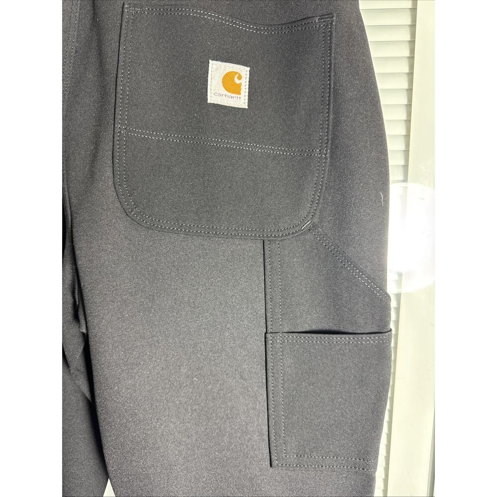 CARHARTT Force Fitted Double Knee Pants Women’s S 4-6 Black Workwear NWT - Picture 5 of 9